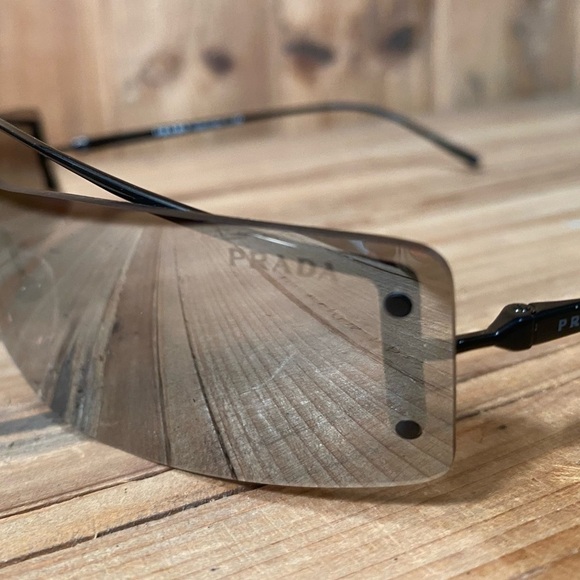 Prada Rectangle Sunglasses Black main image 11